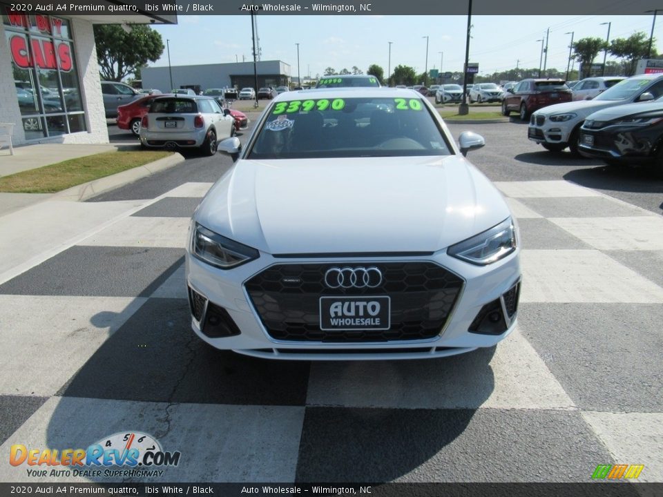 2020 Audi A4 Premium quattro Ibis White / Black Photo #2