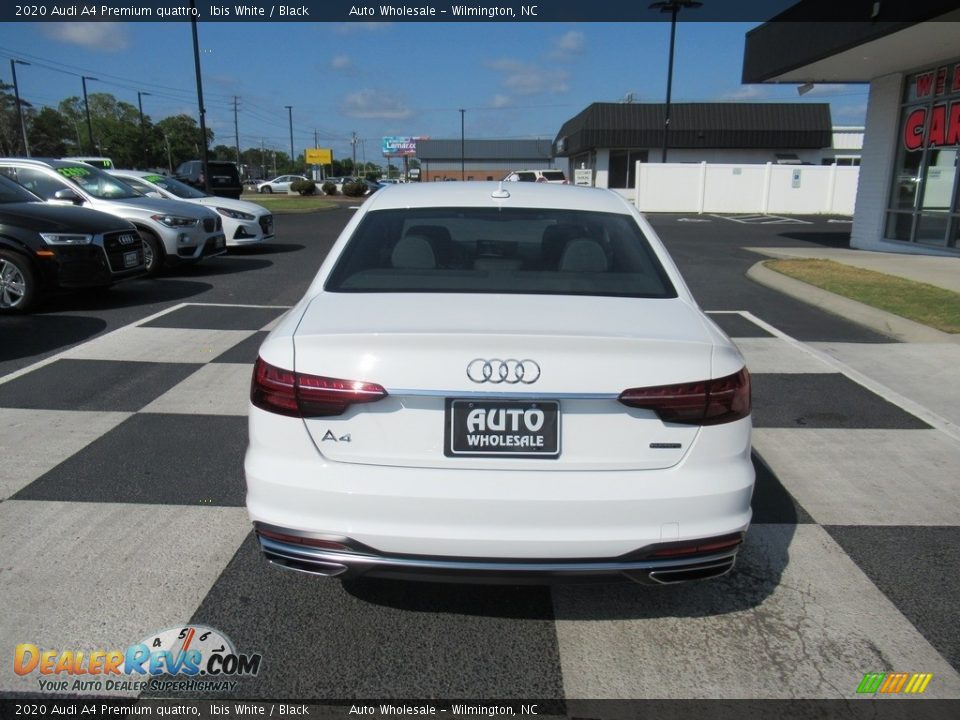 2020 Audi A4 Premium quattro Ibis White / Black Photo #4