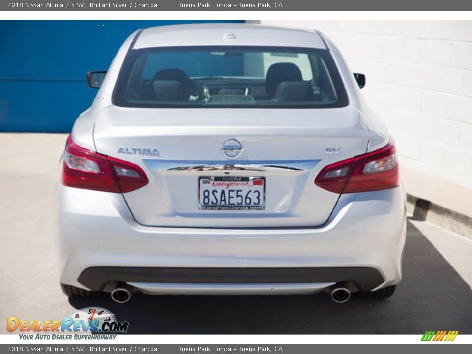 2018 Nissan Altima 2.5 SV Brilliant Silver / Charcoal Photo #9