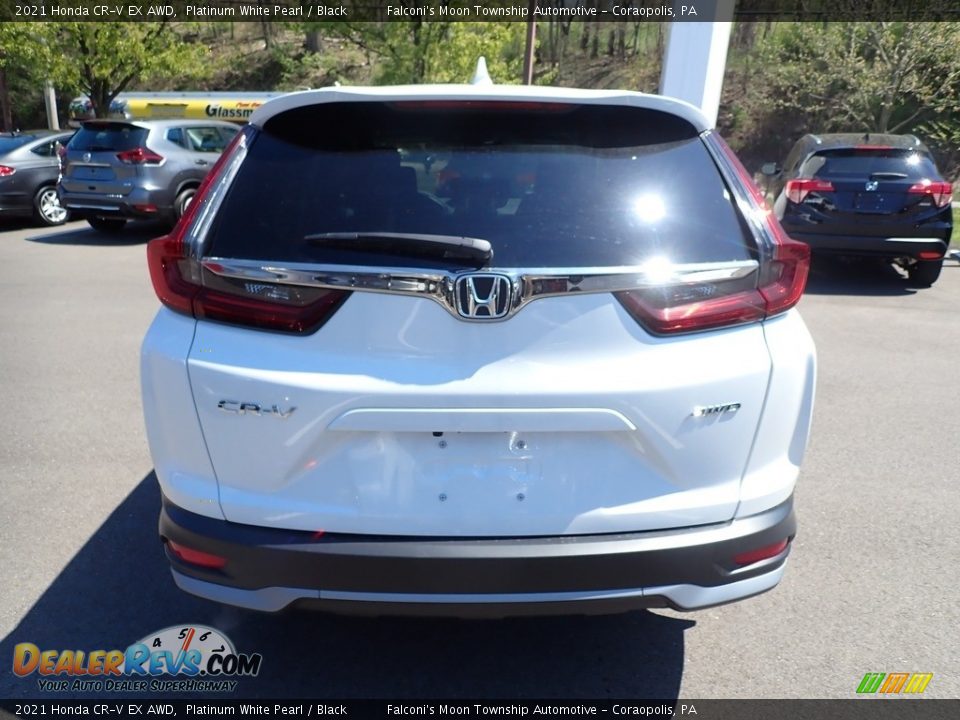 2021 Honda CR-V EX AWD Platinum White Pearl / Black Photo #3