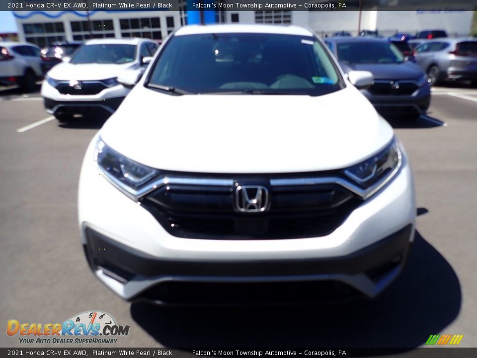 2021 Honda CR-V EX AWD Platinum White Pearl / Black Photo #6