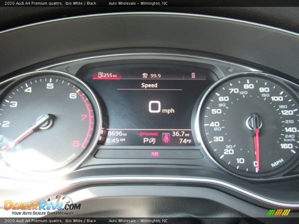 2020 Audi A4 Premium quattro Gauges Photo #16