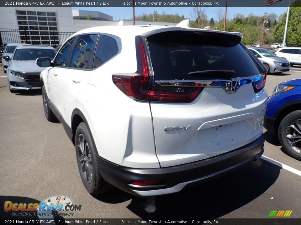 2021 Honda CR-V EX AWD Platinum White Pearl / Black Photo #3