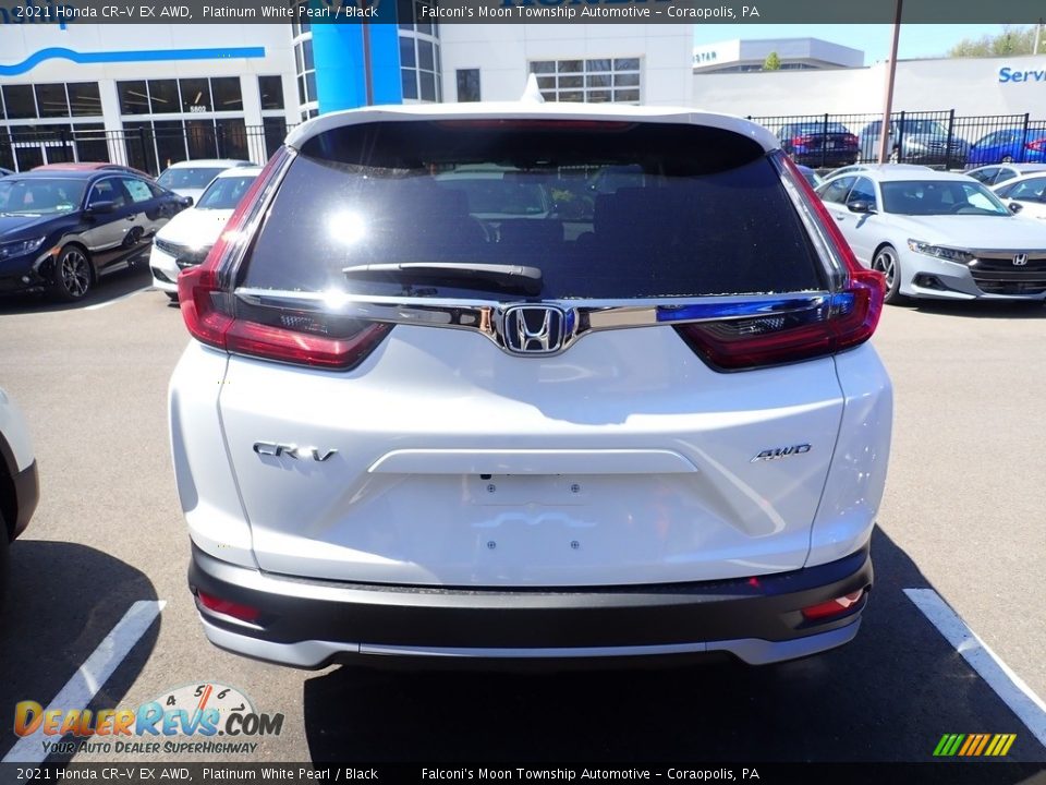 2021 Honda CR-V EX AWD Platinum White Pearl / Black Photo #4