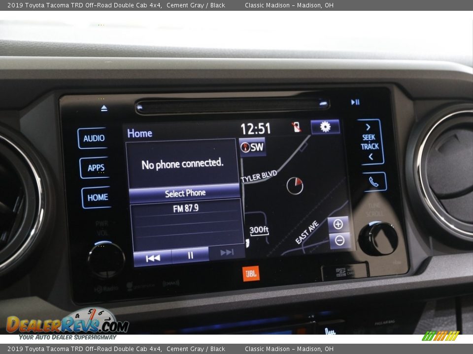 2019 Toyota Tacoma TRD Off-Road Double Cab 4x4 Cement Gray / Black Photo #10