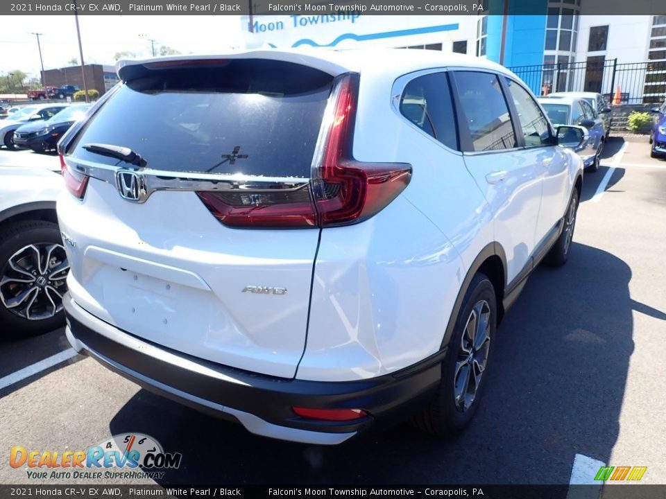 2021 Honda CR-V EX AWD Platinum White Pearl / Black Photo #5