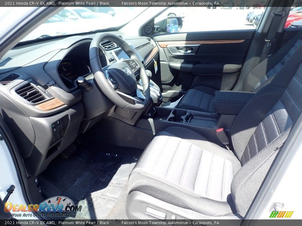 2021 Honda CR-V EX AWD Platinum White Pearl / Black Photo #9
