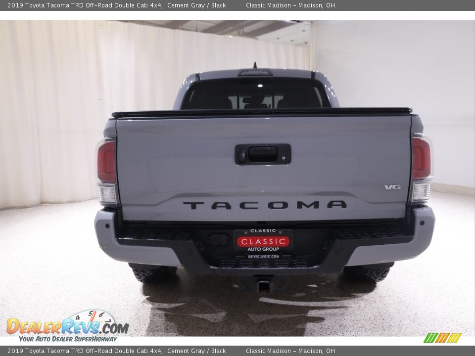 2019 Toyota Tacoma TRD Off-Road Double Cab 4x4 Cement Gray / Black Photo #17