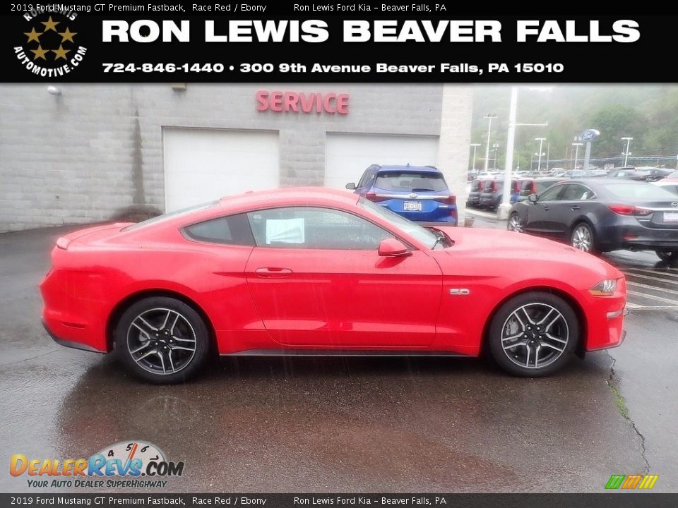 2019 Ford Mustang GT Premium Fastback Race Red / Ebony Photo #1