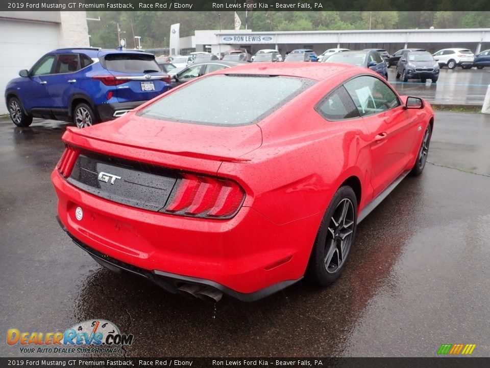 2019 Ford Mustang GT Premium Fastback Race Red / Ebony Photo #2
