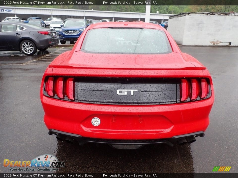 2019 Ford Mustang GT Premium Fastback Race Red / Ebony Photo #3