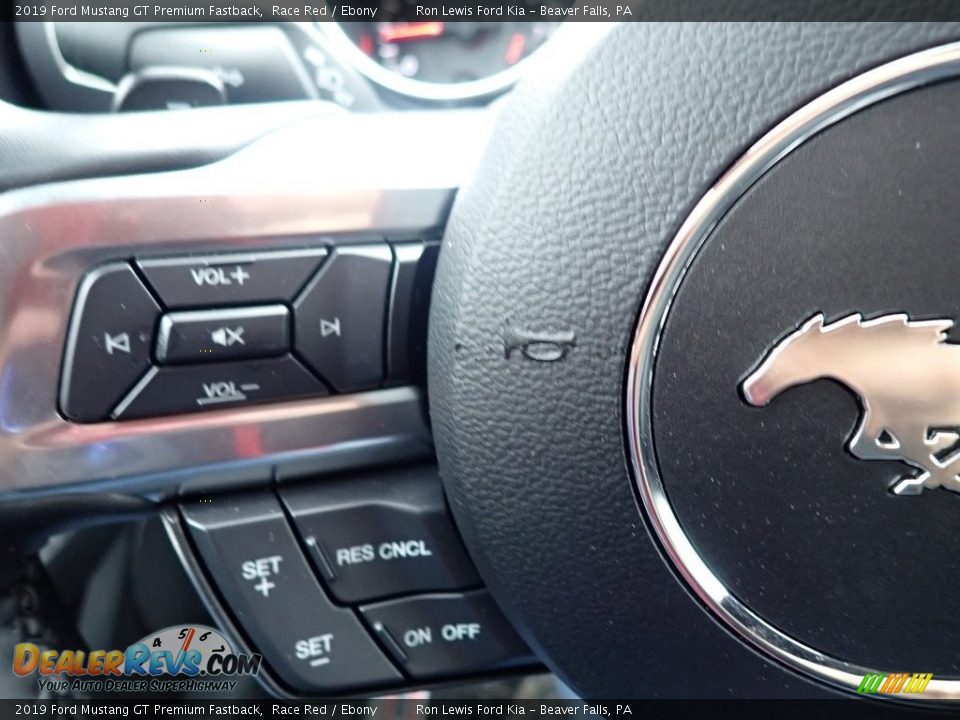 2019 Ford Mustang GT Premium Fastback Race Red / Ebony Photo #21