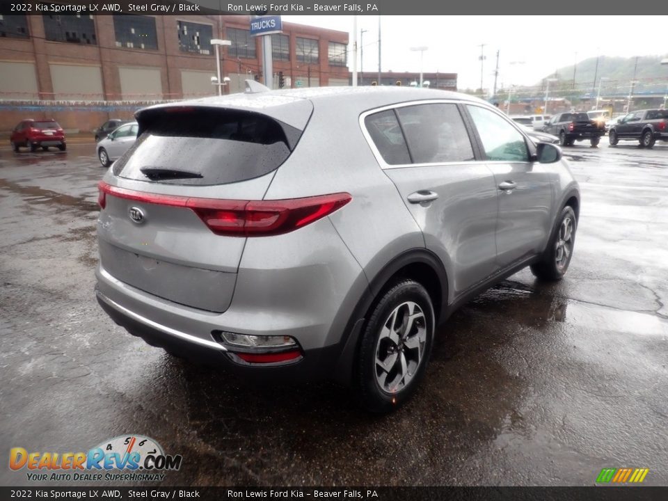 2022 Kia Sportage LX AWD Steel Gray / Black Photo #2