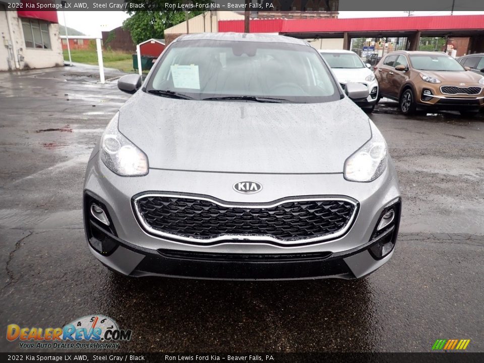 2022 Kia Sportage LX AWD Steel Gray / Black Photo #4