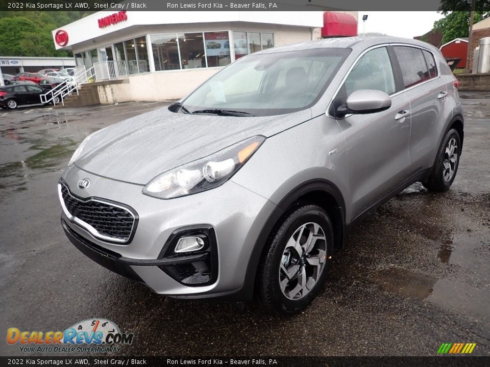 Steel Gray 2022 Kia Sportage LX AWD Photo #5