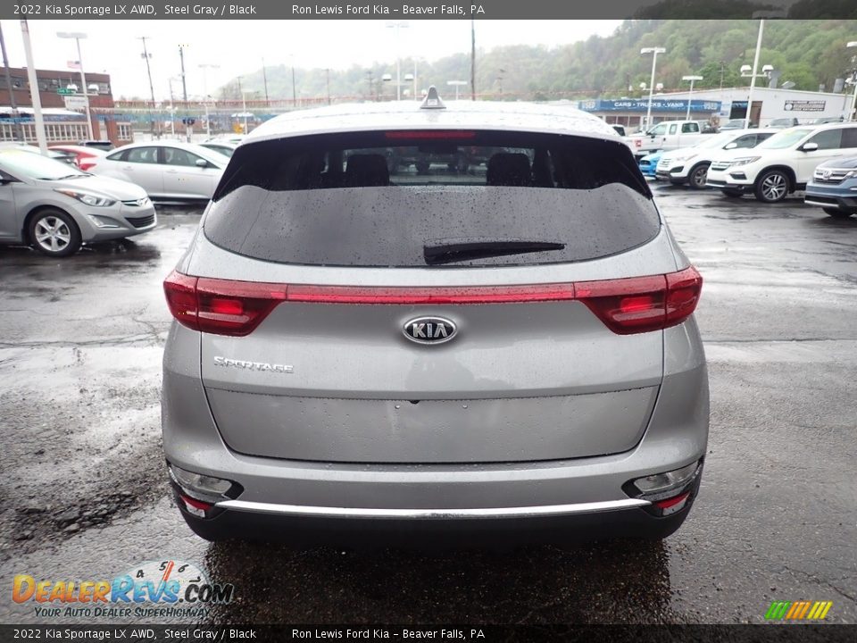 2022 Kia Sportage LX AWD Steel Gray / Black Photo #8