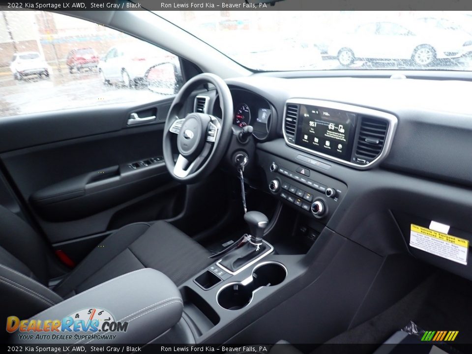 2022 Kia Sportage LX AWD Steel Gray / Black Photo #12