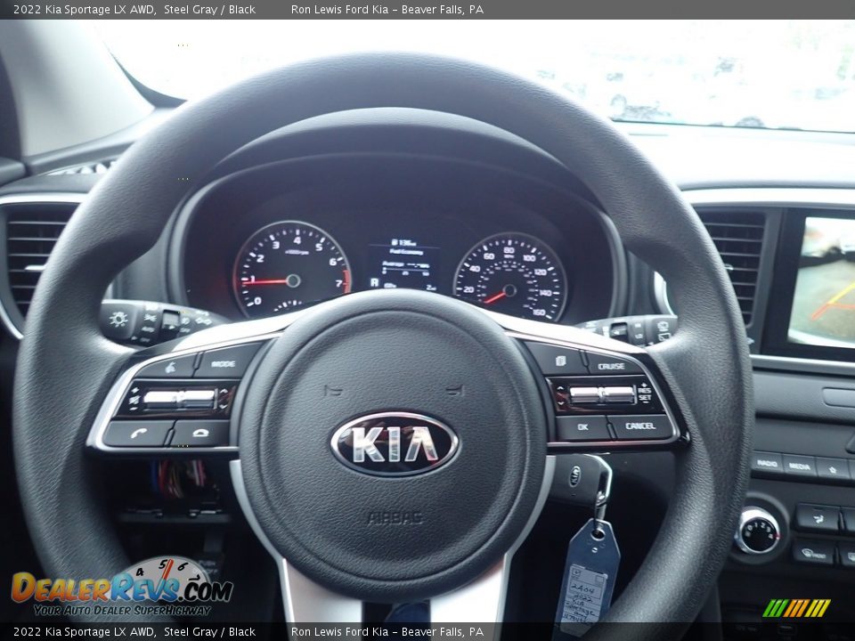 2022 Kia Sportage LX AWD Steering Wheel Photo #21