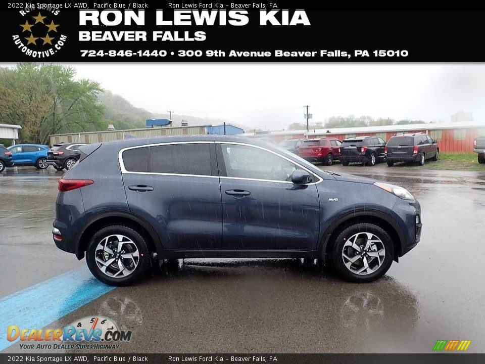 2022 Kia Sportage LX AWD Pacific Blue / Black Photo #1