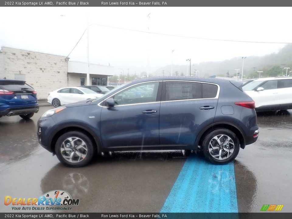 2022 Kia Sportage LX AWD Pacific Blue / Black Photo #6