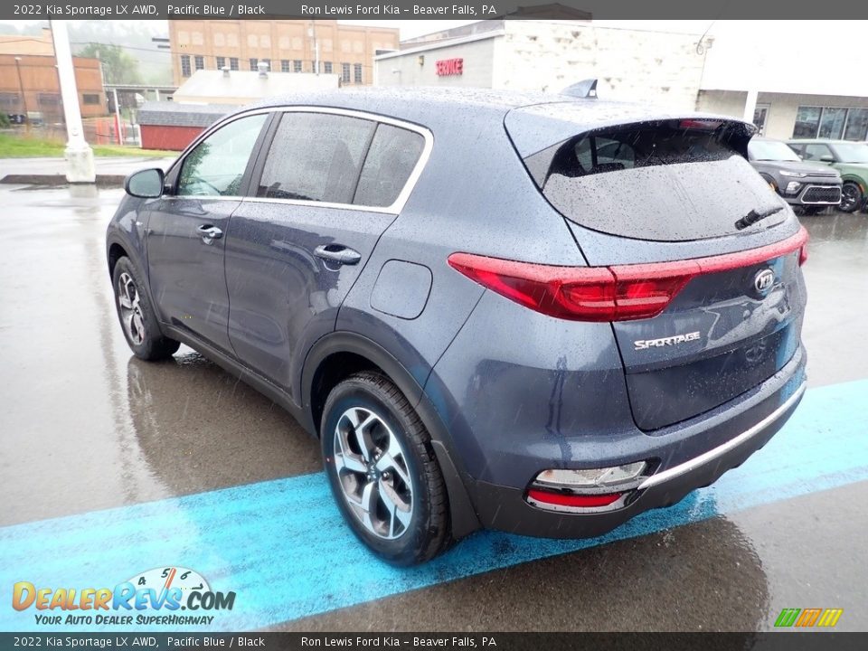 2022 Kia Sportage LX AWD Pacific Blue / Black Photo #7