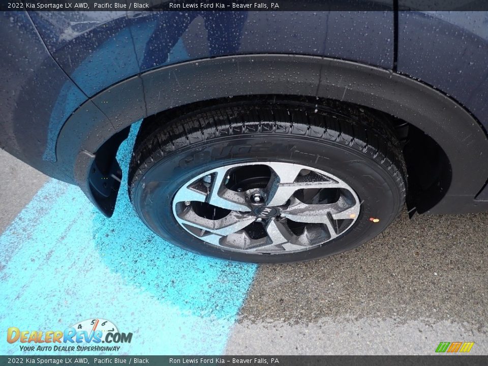 2022 Kia Sportage LX AWD Pacific Blue / Black Photo #9