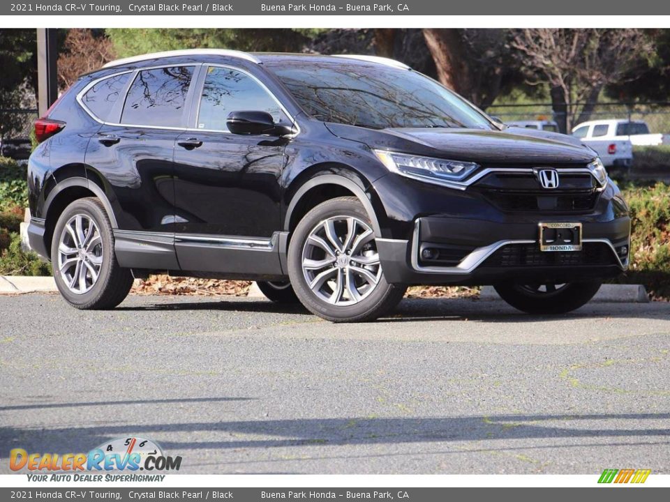 2021 Honda CR-V Touring Crystal Black Pearl / Black Photo #2