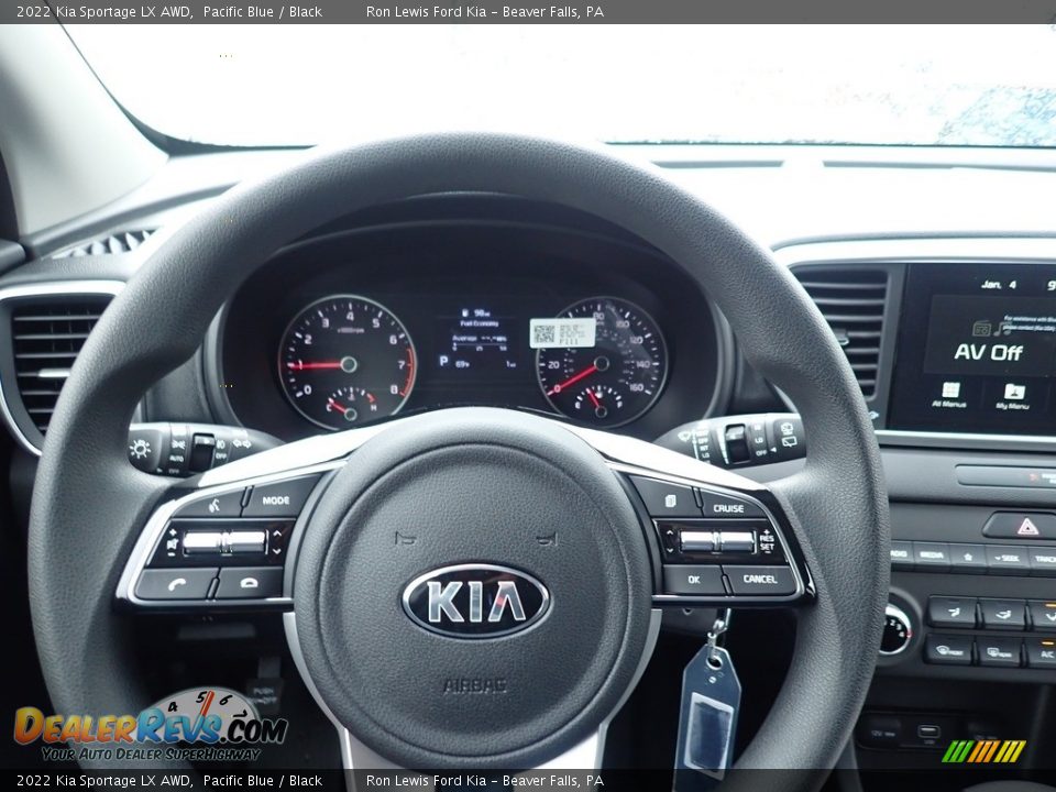 2022 Kia Sportage LX AWD Steering Wheel Photo #16