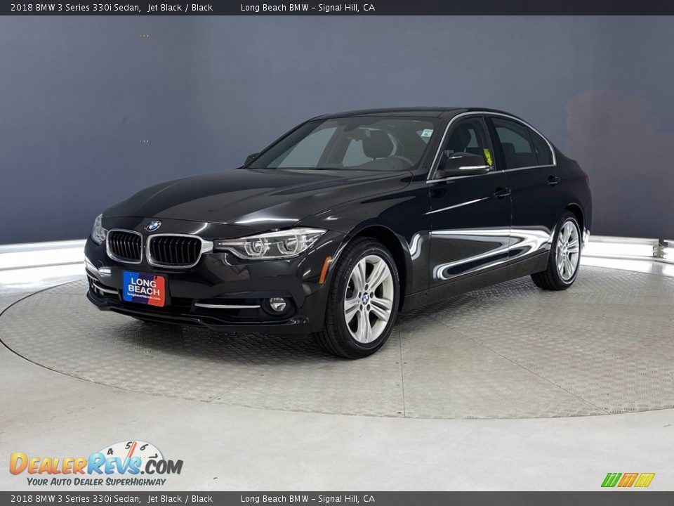 2018 BMW 3 Series 330i Sedan Jet Black / Black Photo #3