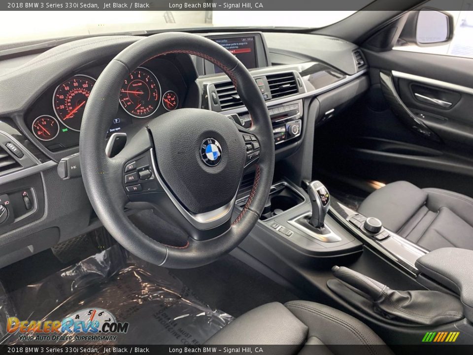 2018 BMW 3 Series 330i Sedan Jet Black / Black Photo #16