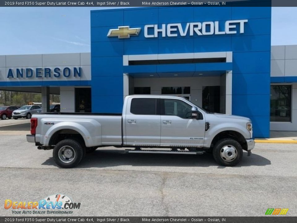 2019 Ford F350 Super Duty Lariat Crew Cab 4x4 Ingot Silver / Black Photo #1