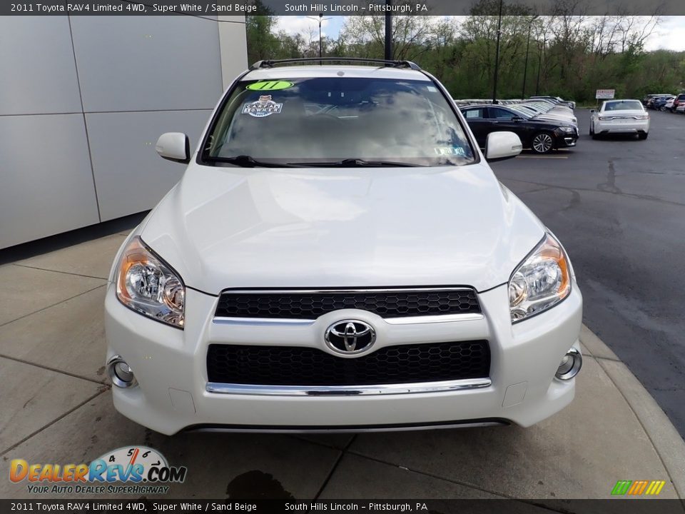 2011 Toyota RAV4 Limited 4WD Super White / Sand Beige Photo #9