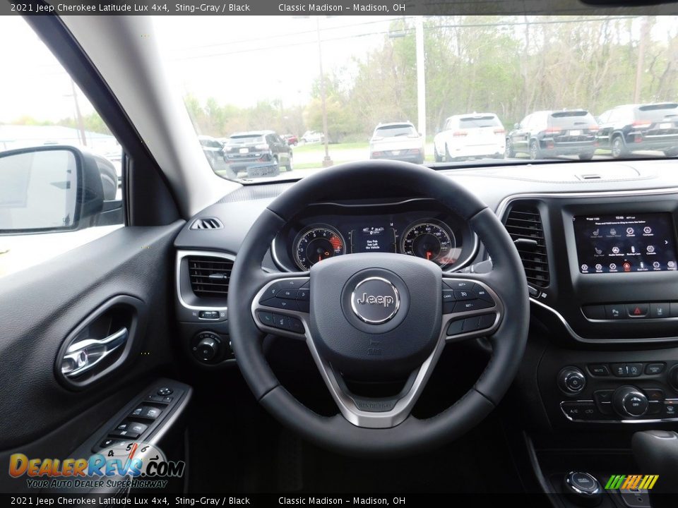 2021 Jeep Cherokee Latitude Lux 4x4 Sting-Gray / Black Photo #11