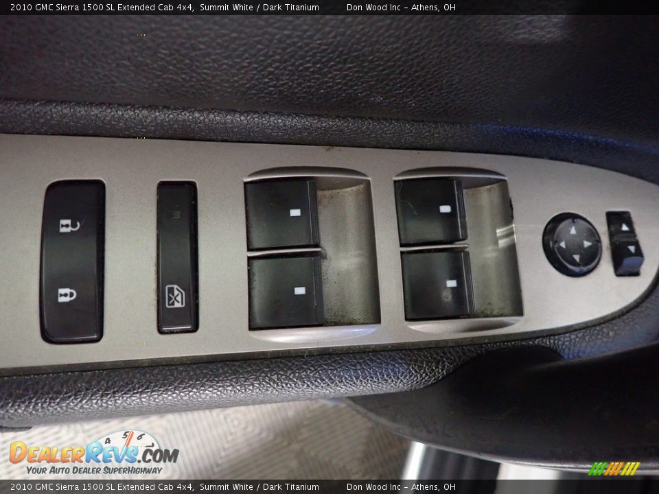 2010 GMC Sierra 1500 SL Extended Cab 4x4 Summit White / Dark Titanium Photo #19
