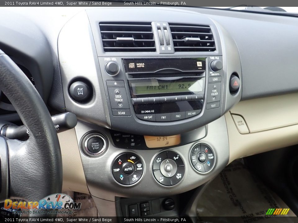 2011 Toyota RAV4 Limited 4WD Super White / Sand Beige Photo #23