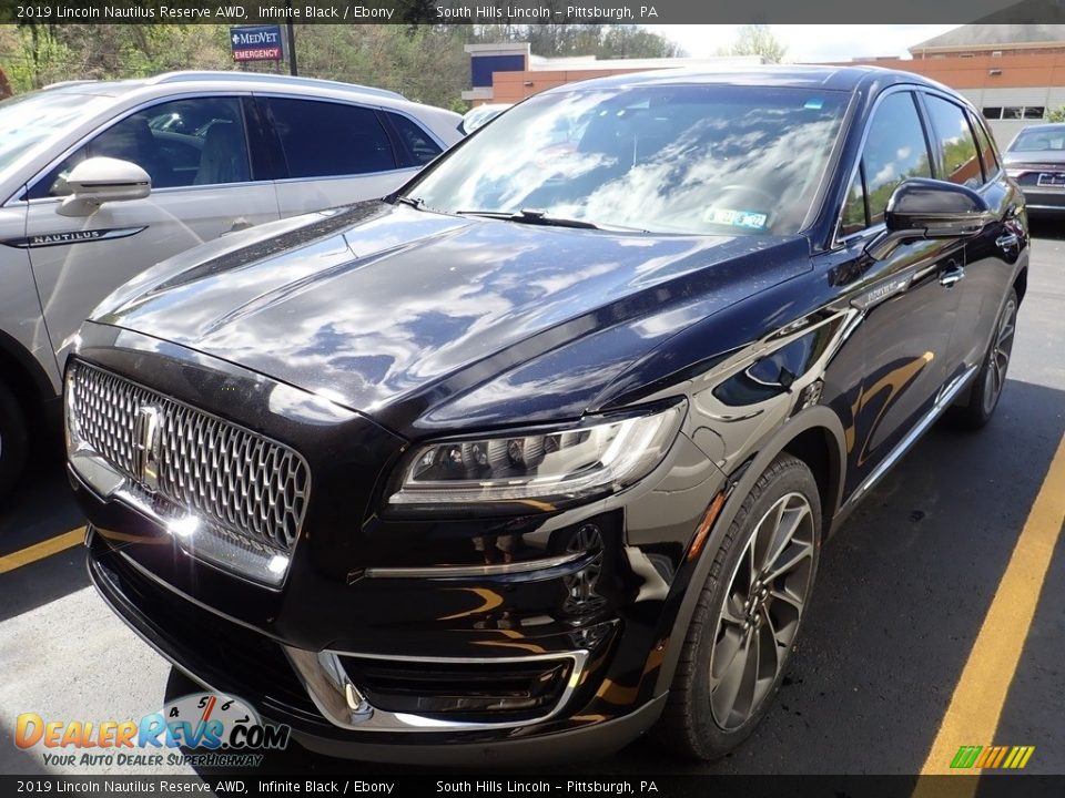 2019 Lincoln Nautilus Reserve AWD Infinite Black / Ebony Photo #1