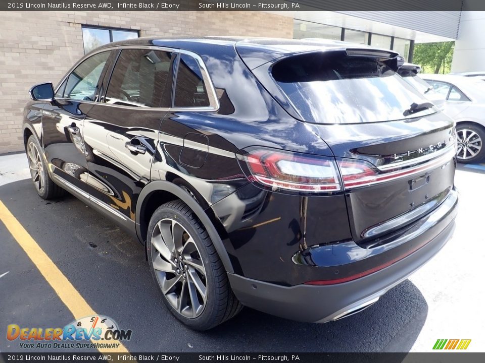 2019 Lincoln Nautilus Reserve AWD Infinite Black / Ebony Photo #2