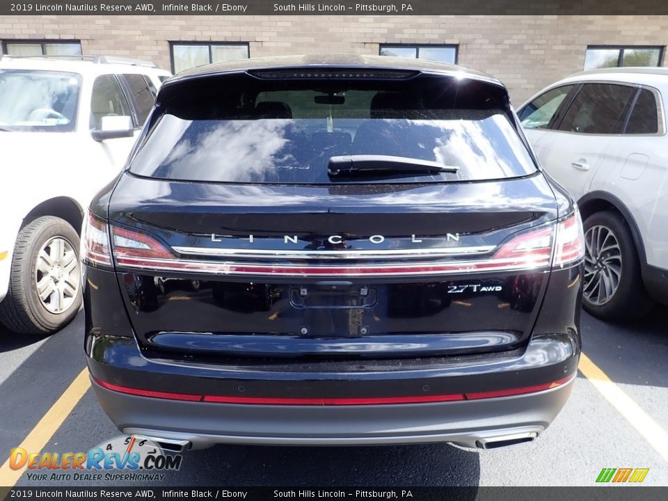 2019 Lincoln Nautilus Reserve AWD Infinite Black / Ebony Photo #3