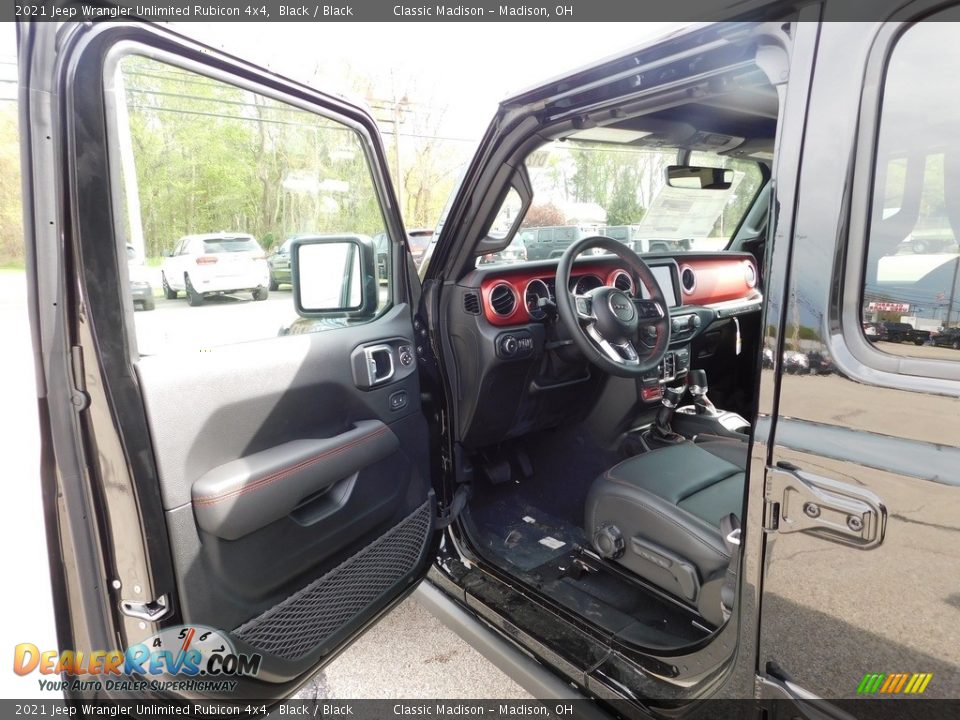 2021 Jeep Wrangler Unlimited Rubicon 4x4 Black / Black Photo #8