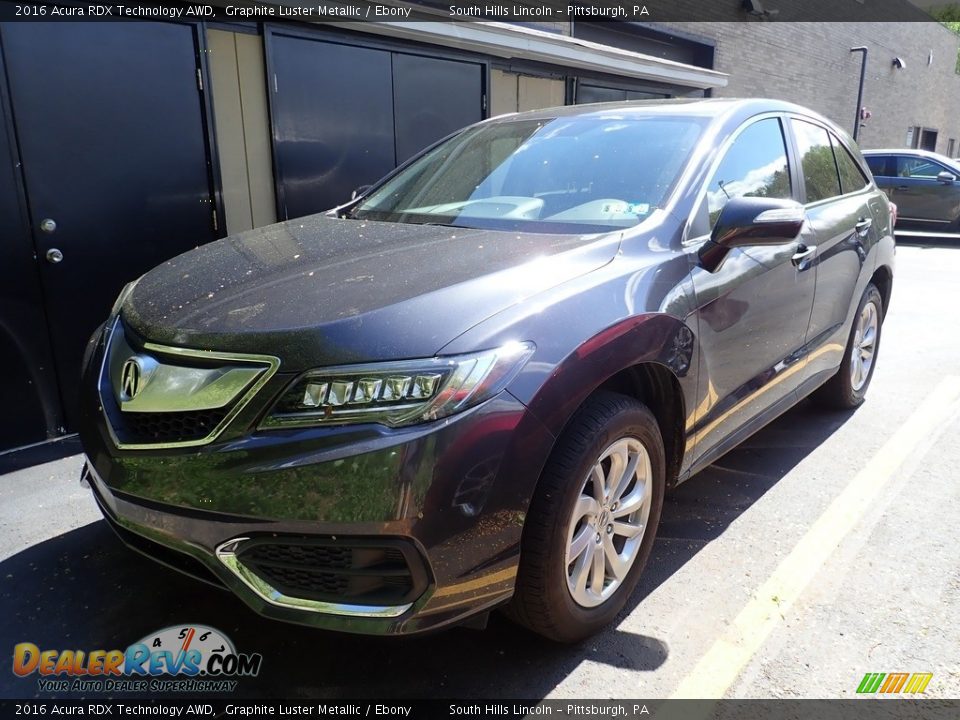 2016 Acura RDX Technology AWD Graphite Luster Metallic / Ebony Photo #1