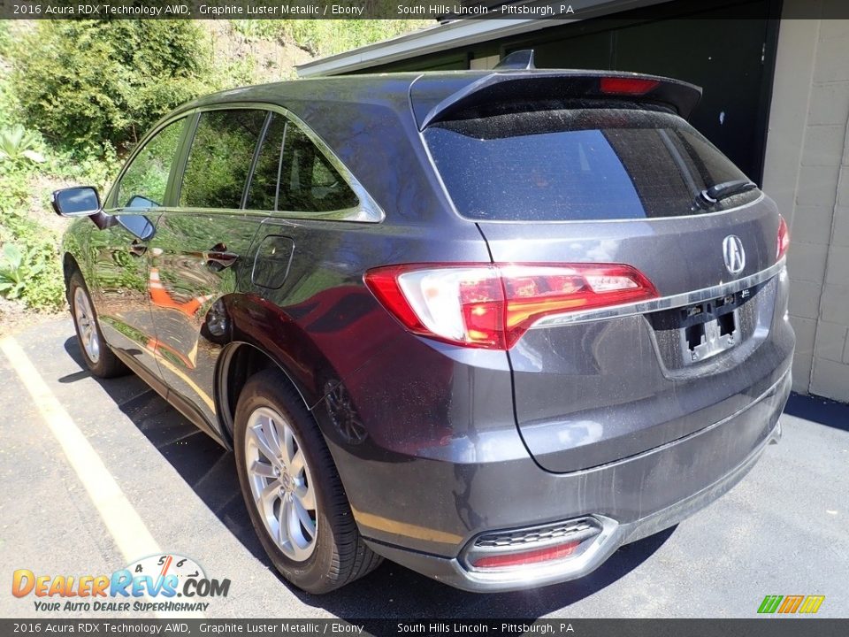 2016 Acura RDX Technology AWD Graphite Luster Metallic / Ebony Photo #2