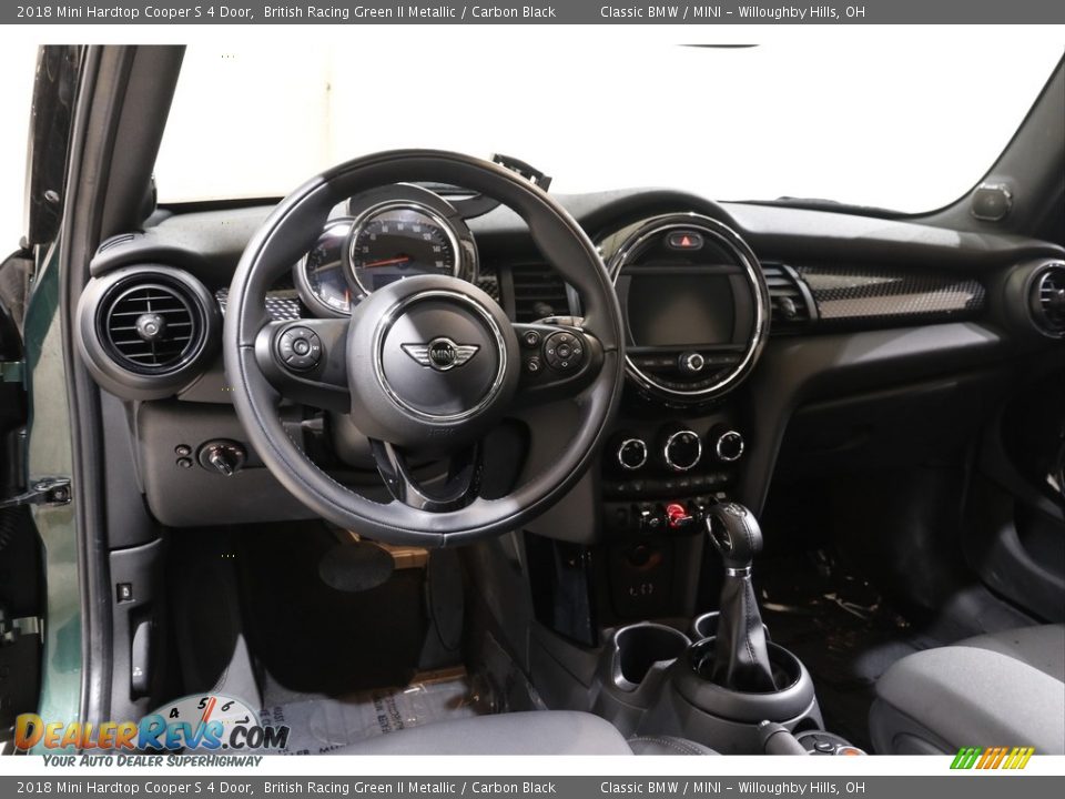 2018 Mini Hardtop Cooper S 4 Door British Racing Green II Metallic / Carbon Black Photo #6