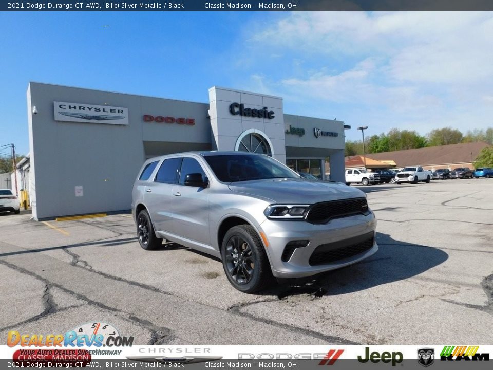 2021 Dodge Durango GT AWD Billet Silver Metallic / Black Photo #1