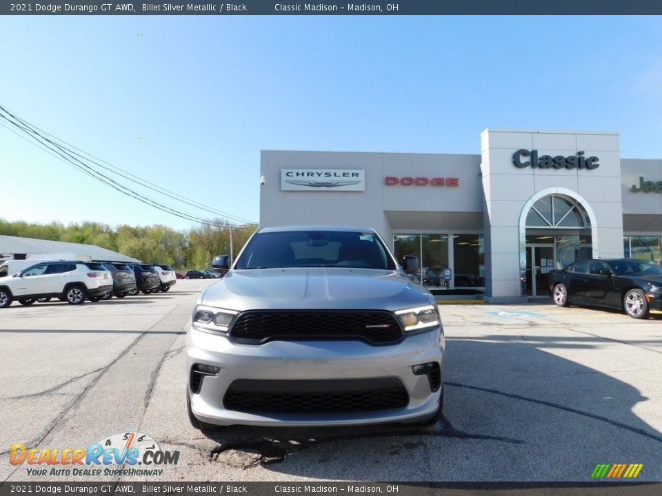 2021 Dodge Durango GT AWD Billet Silver Metallic / Black Photo #2