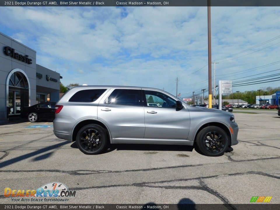 2021 Dodge Durango GT AWD Billet Silver Metallic / Black Photo #3