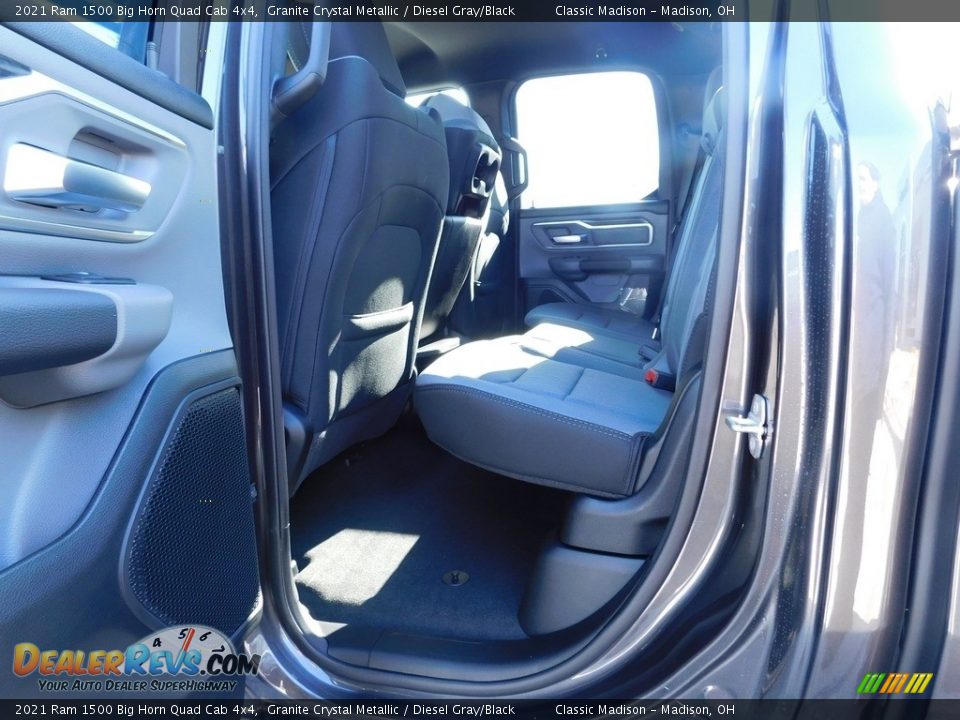 2021 Ram 1500 Big Horn Quad Cab 4x4 Granite Crystal Metallic / Diesel Gray/Black Photo #6