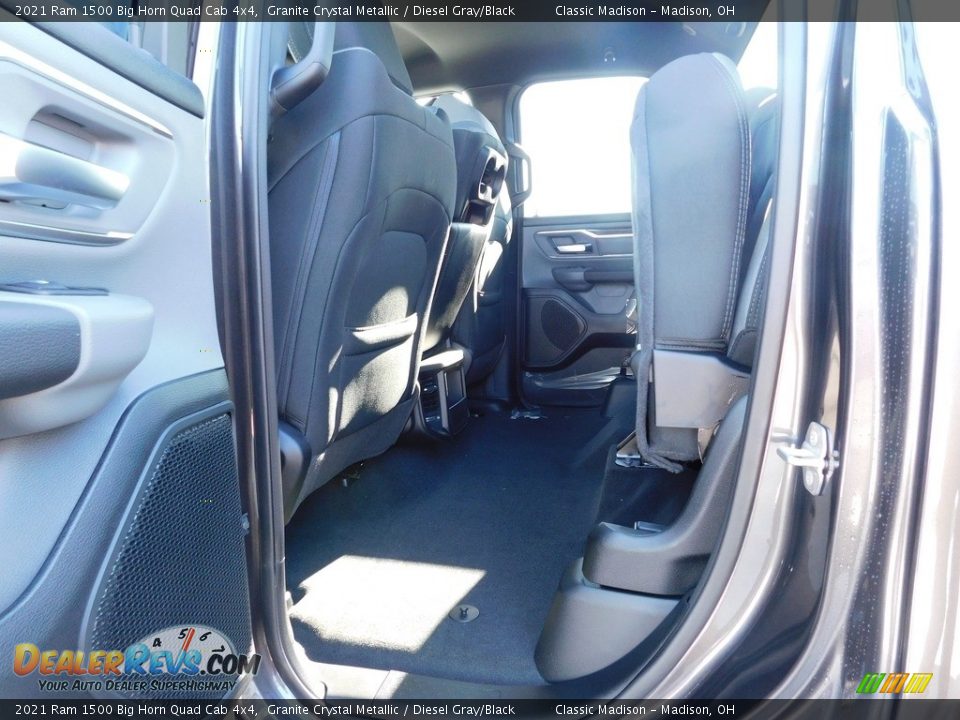 2021 Ram 1500 Big Horn Quad Cab 4x4 Granite Crystal Metallic / Diesel Gray/Black Photo #7