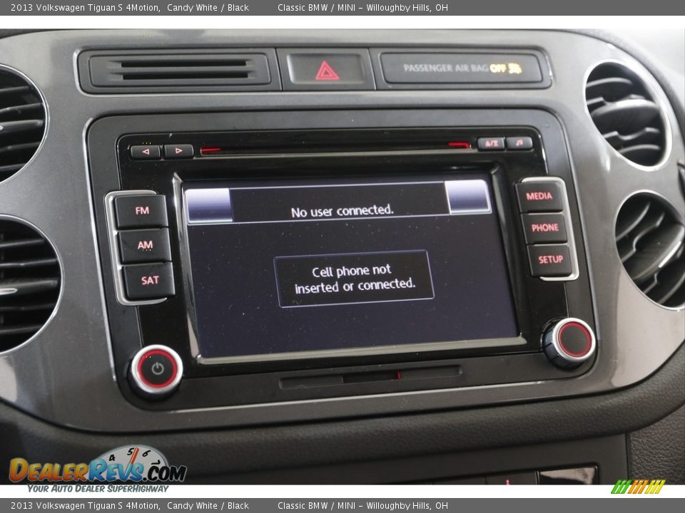 Controls of 2013 Volkswagen Tiguan S 4Motion Photo #10