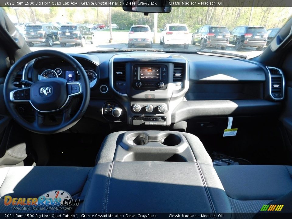 2021 Ram 1500 Big Horn Quad Cab 4x4 Granite Crystal Metallic / Diesel Gray/Black Photo #11