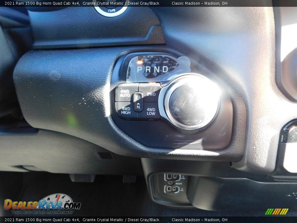 2021 Ram 1500 Big Horn Quad Cab 4x4 Granite Crystal Metallic / Diesel Gray/Black Photo #13